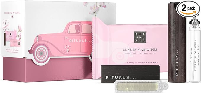 RITUALS The Ritual of Sakura Car Perfume Gift Set – Includes Car Perfume, Wipes, 2 Refillable A... | Amazon (UK)