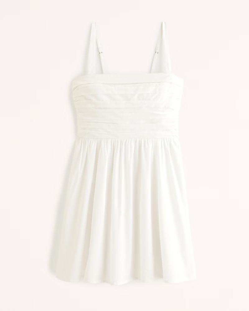 Emerson Poplin Wide Strap Mini Dress | Abercrombie & Fitch (US)