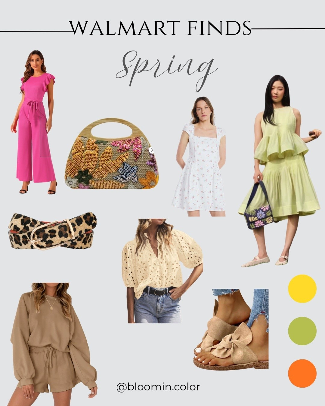 Walmart finds. Warm spring. Light spring. Bright spring. Affordable. Chic. 

#LTKmomlife #LTKdayinmylife #LTKOver40