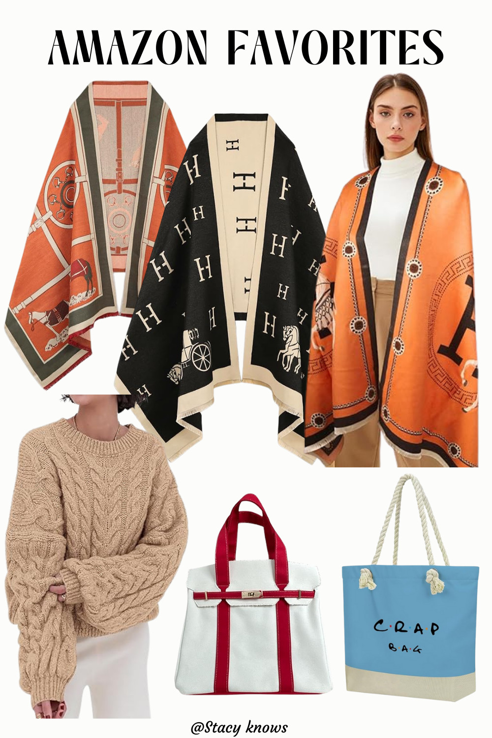 Elevate your everyday look with today’s favorites! From a silky pashmina shawl for your next event to the perfect oversized crewneck and a go-to tote bag, these essentials blend comfort with style. Shop the full look on my LTK!#LTKunder50 #PashminaStyle #OversizedSweater #ToteBag #EveningWear #CasualStyle #FallFashion #WinterEssentials #StyleInspo #WardrobeStaples #LTKstyletip 

 #LTKGiftGuide #LTKHoliday #LTKootd