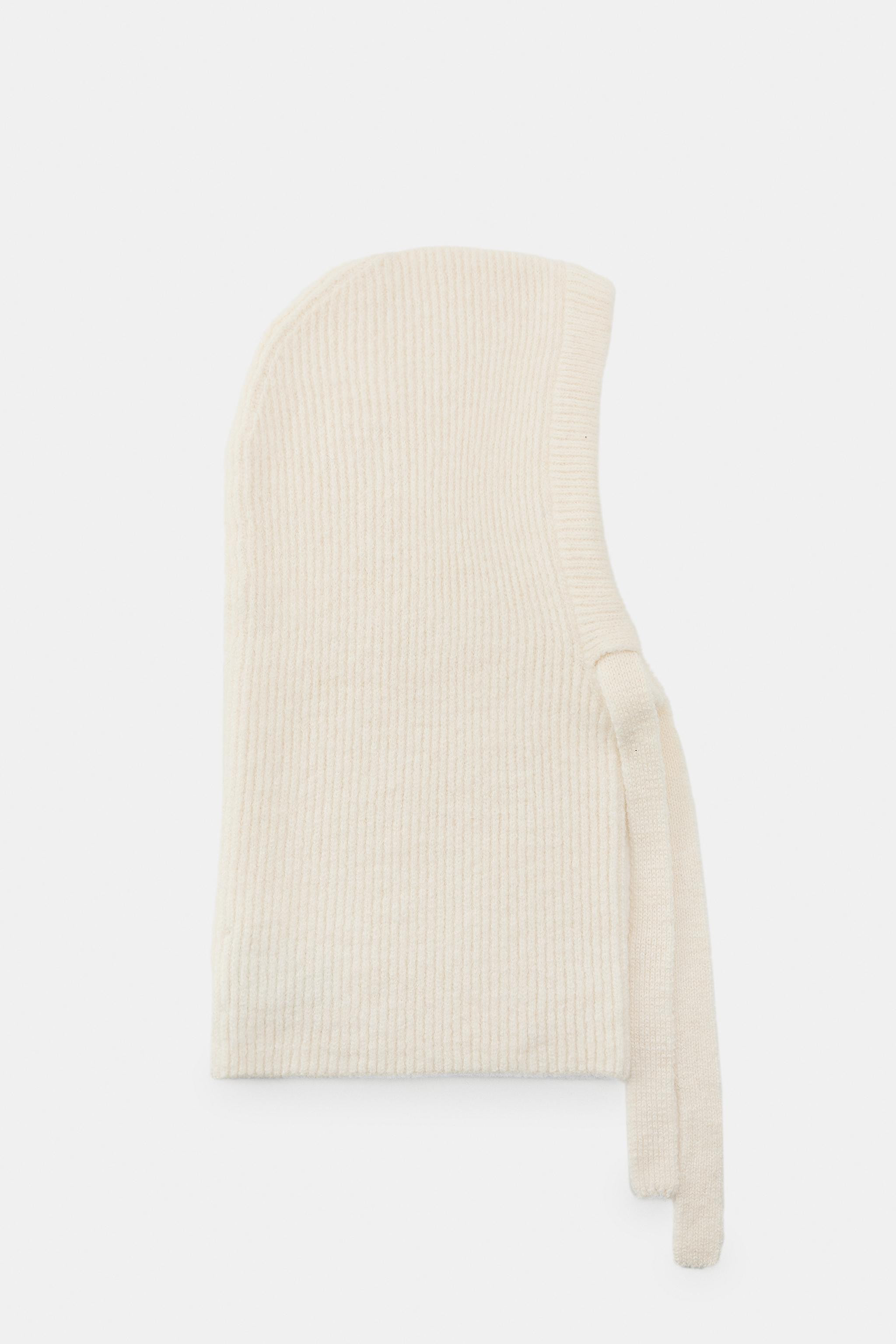 RIBBED KNIT HOOD | Zara US