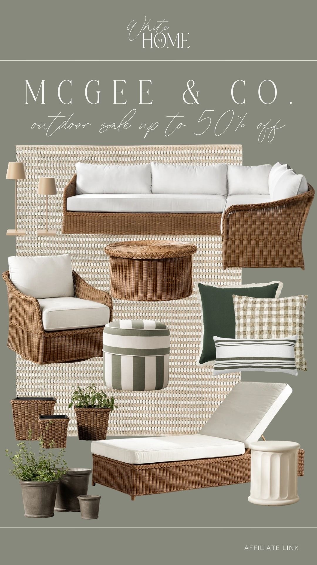McGee & Co. is having a huge outdoor sale event right now! Save up to 50% on all their outdoor favorites—furniture, textiles, lighting, pots and planters, and more. An amazing time to invest and save majorly on these gorgeous pieces that are built and made to last.

#LTKHome #LTKSaleAlert #LTKSeasonal