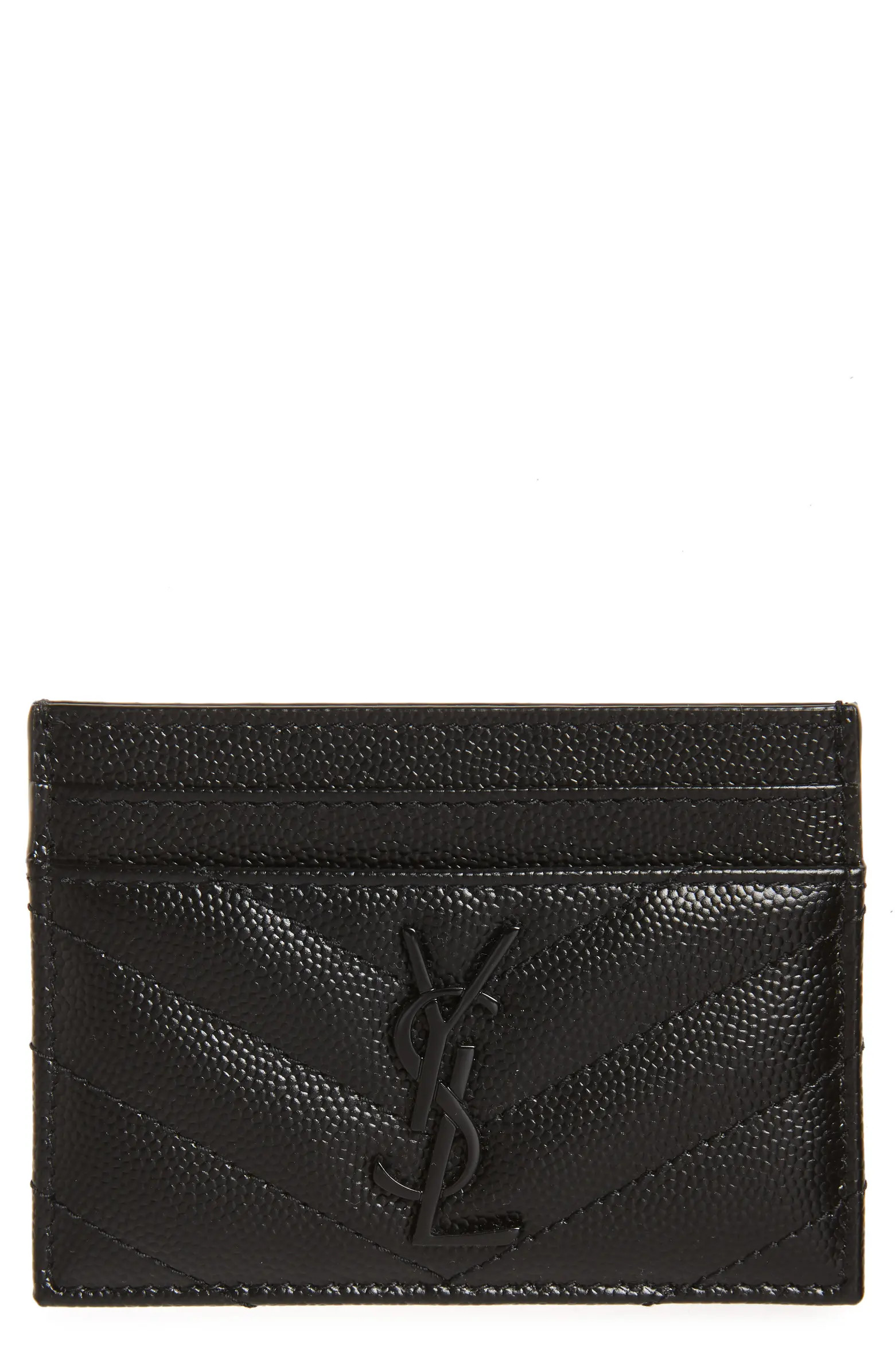 Monogram Leather Card Case | Nordstrom