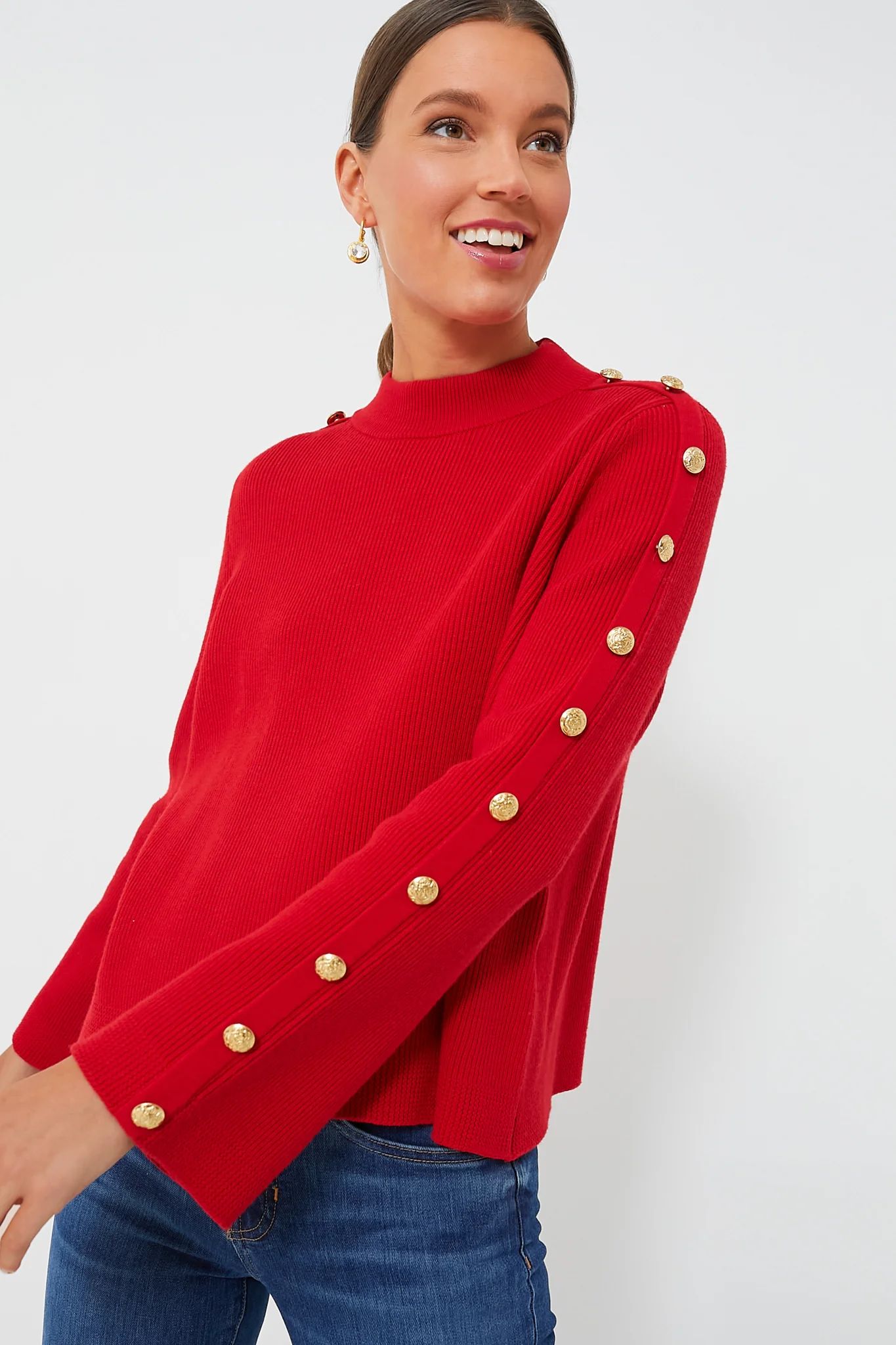Red Monroe Sweater | Tuckernuck (US)