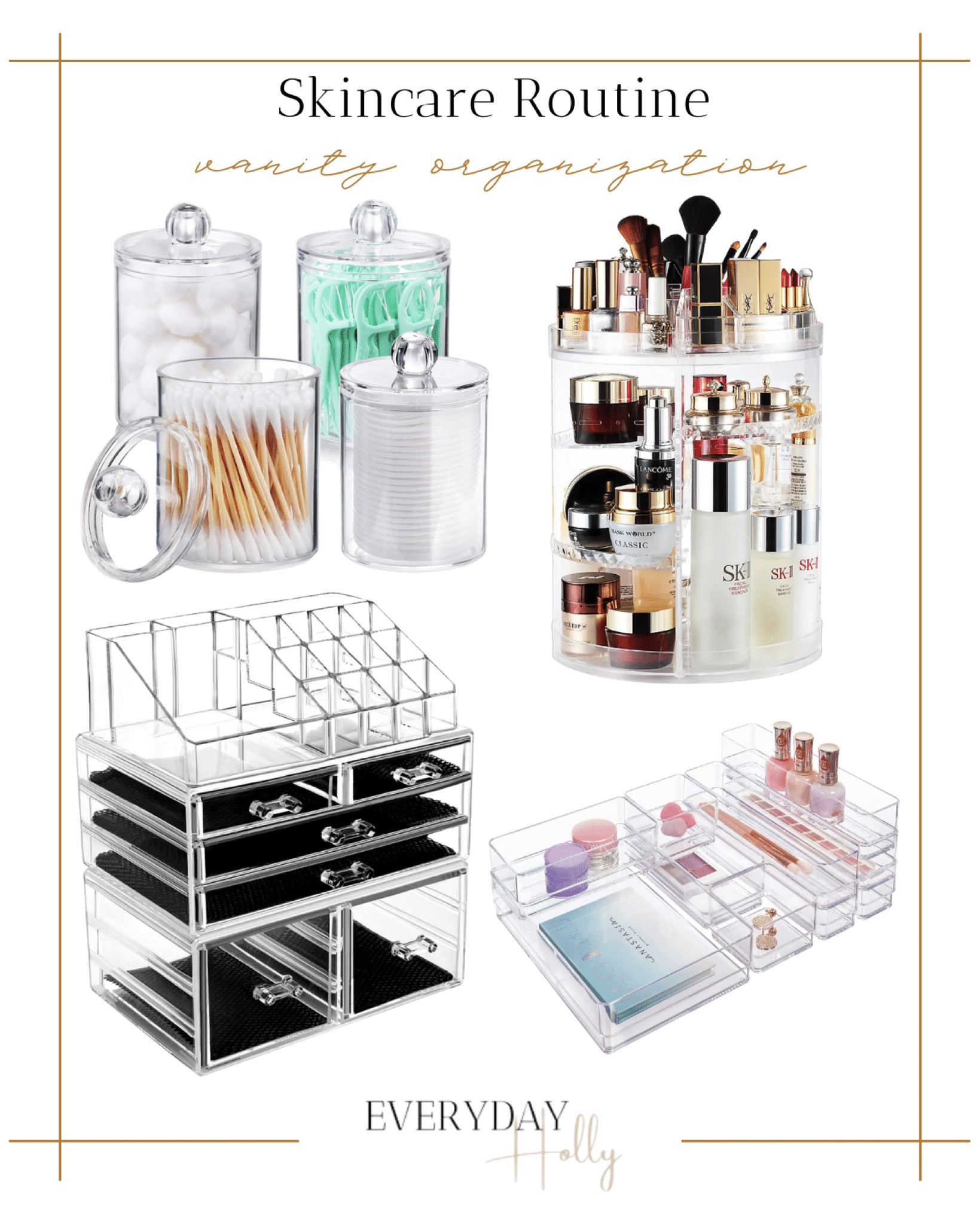 Vanity Organization 

Vanity organization | skincare organization | acrylic organizers | organizers | skincare dividers | vanity dividers  

#LTKhome #LTKunder50 #LTKbeauty