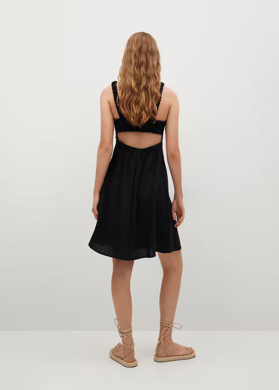 Cut-out back dress | MANGO (US)