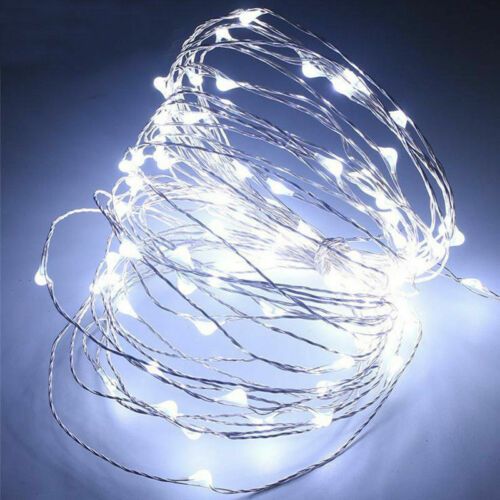 20/50/100 LED Battery Micro Rice Wire Copper Fairy String Lights Party white/rgb  | eBay | eBay US