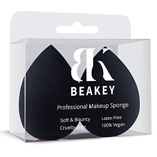 BEAKEY Makeup Sponge, Latex-free and Vegan Beauty Sponge, Flawless for Cream, Liquid Foundation & Po | Amazon (US)