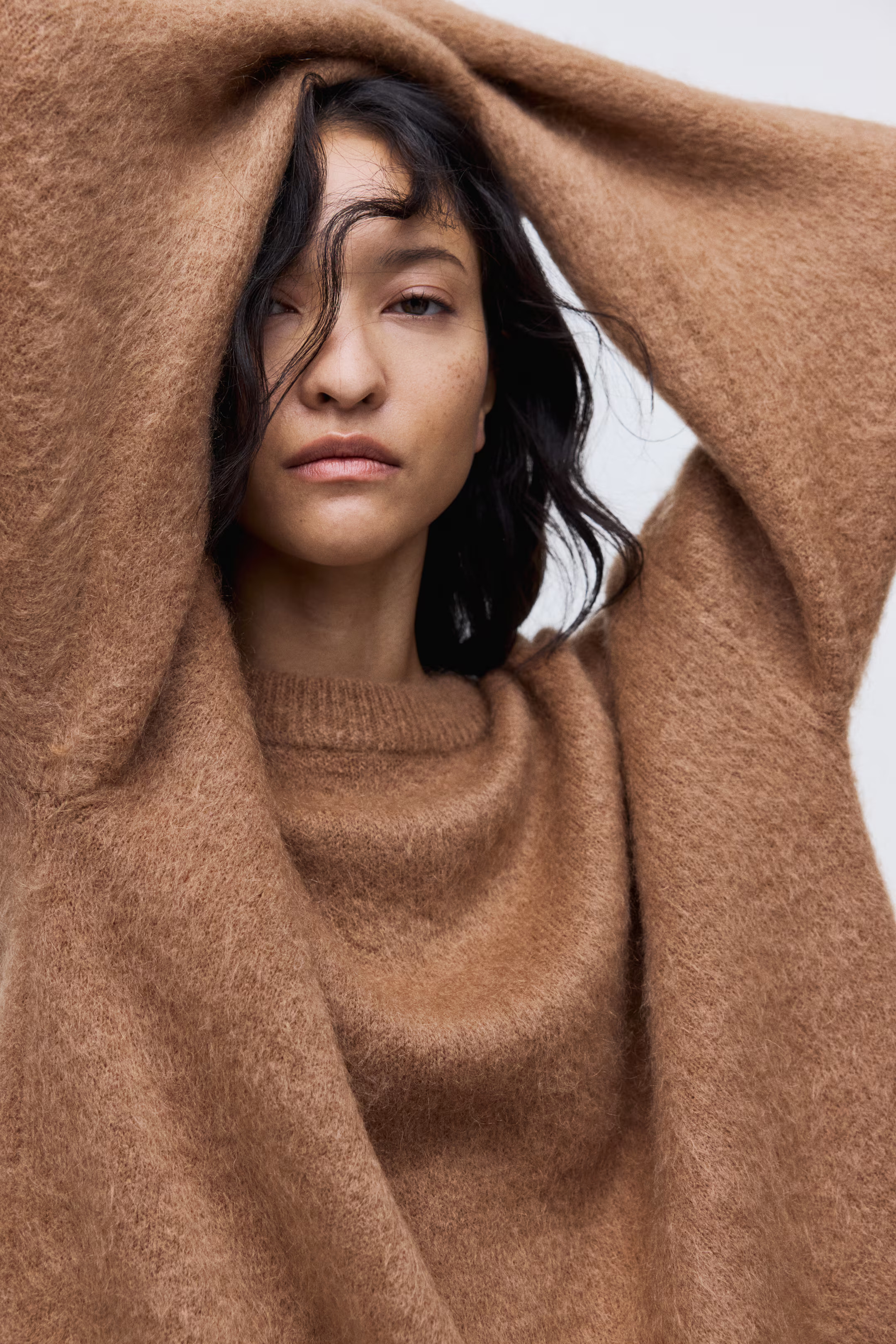 Oversized Mohair-Blend Sweater | H&M (US + CA)