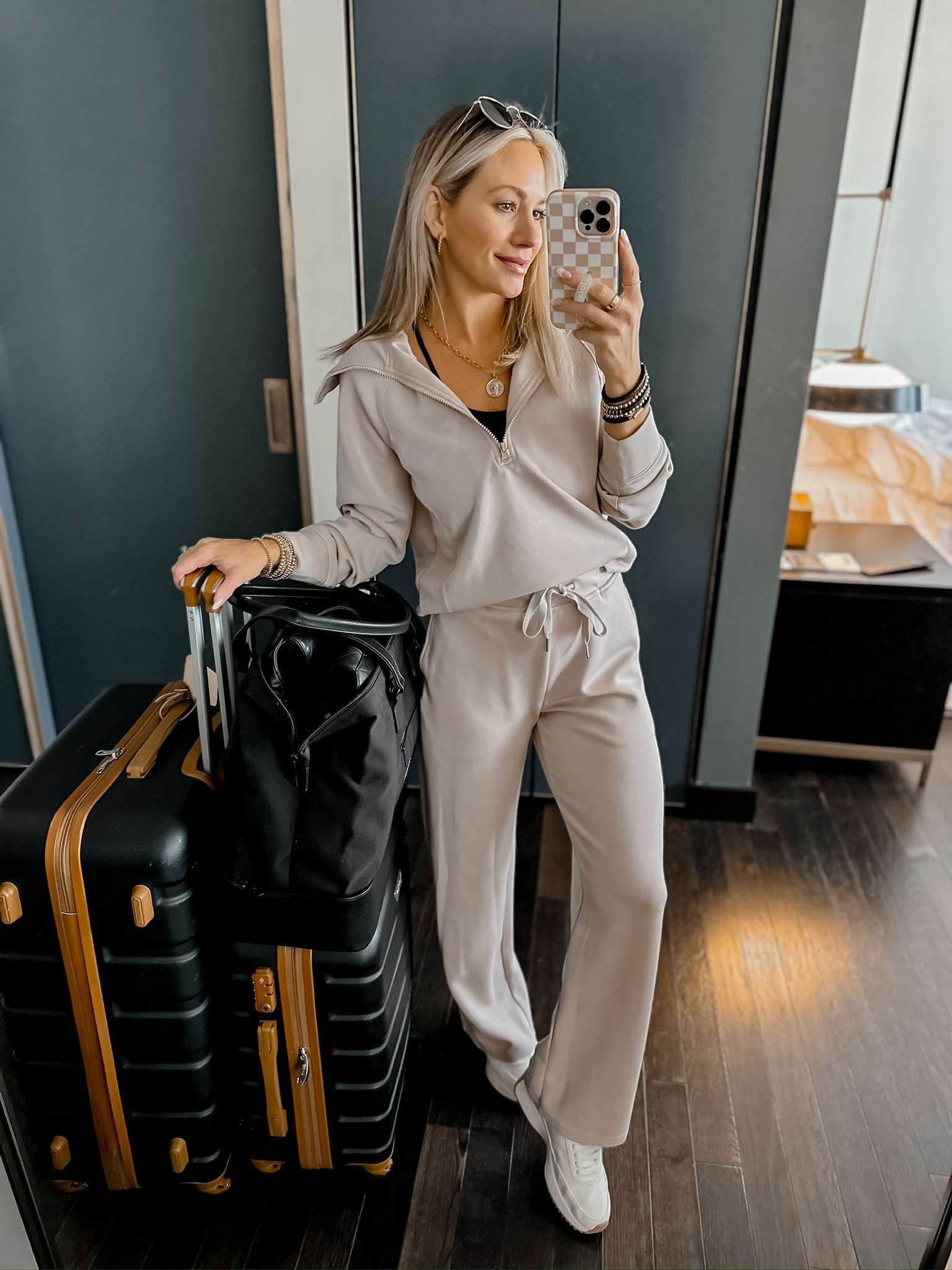 Amazon travel outfit // wearing an xs and runs tts. Sneakers are super comfy and run tts.

#LTKSeasonal #LTKTravel #LTKStyleTip