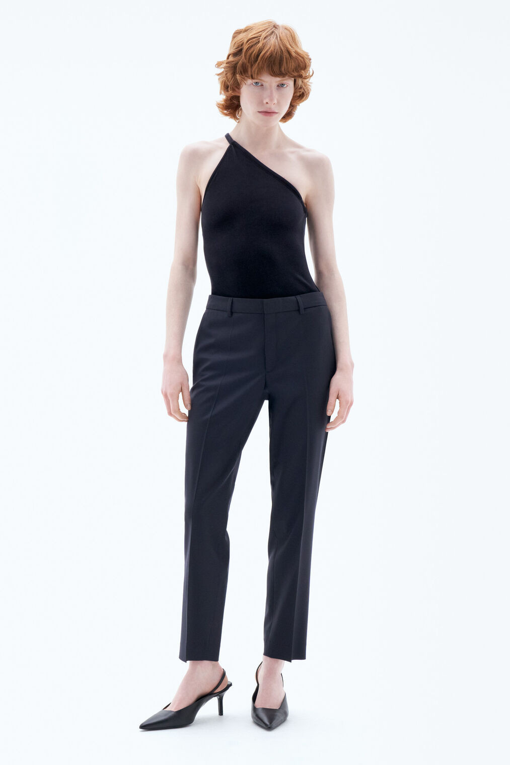 Emma Cropped Cool Wool Trousers | Filippa K