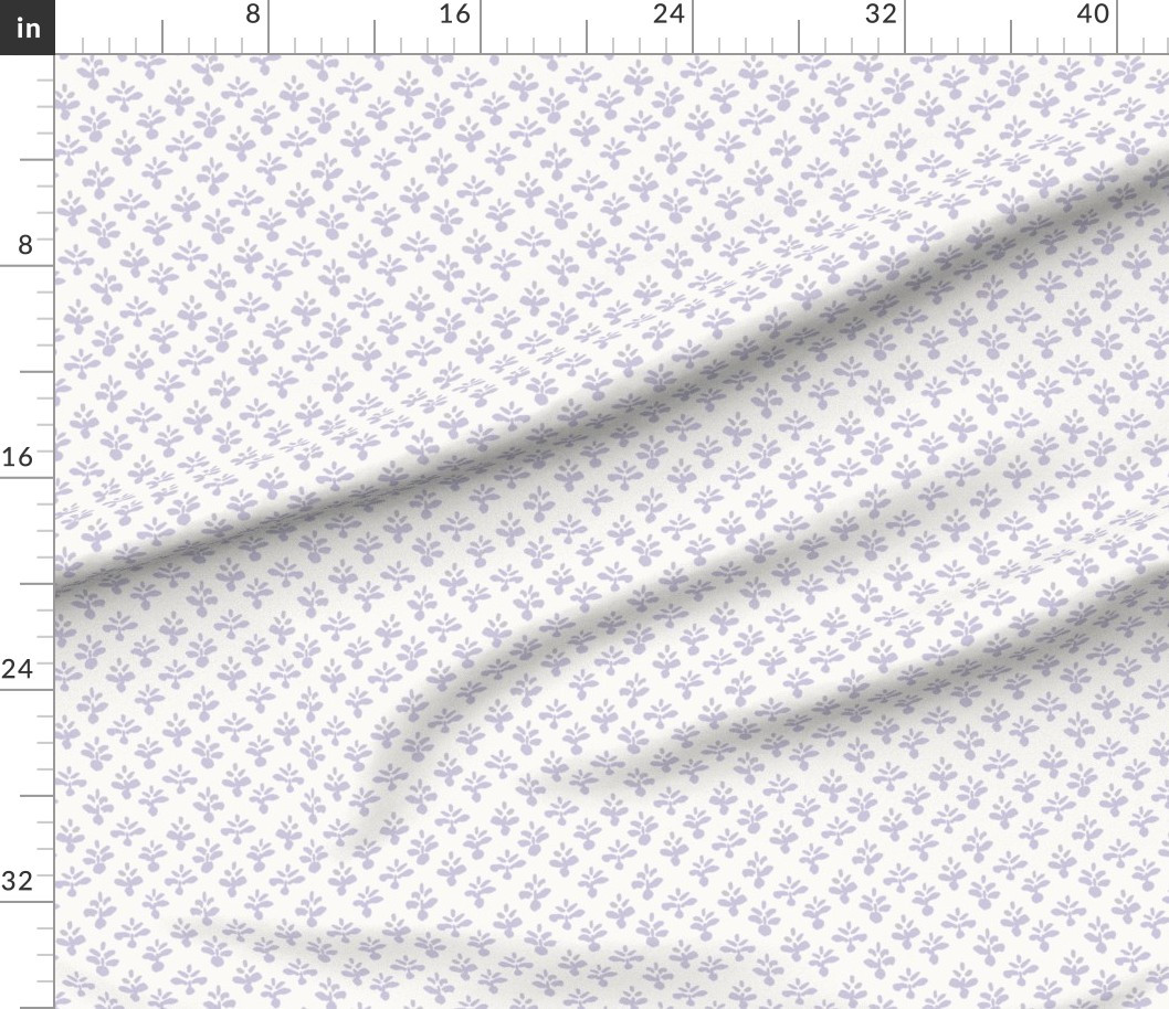 Little Leaves Lavender Fabric | Spoonflower | Spoonflower