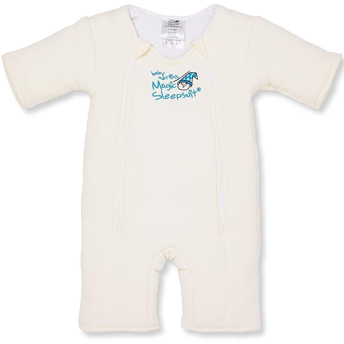 Magic Sleepsuit Baby Merlin's Swaddle Transition Product - Cotton - Cream colour- for 6-9 Months ... | Amazon (US)