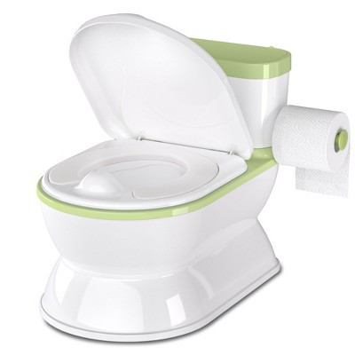 BabyBond 2-in-1 Toddler Potty Training Toilet - Large Chair & Detachable Seat for Boys & Girls 1-3 yrs - Flushing Sound, Wipes Storage, Green | Target