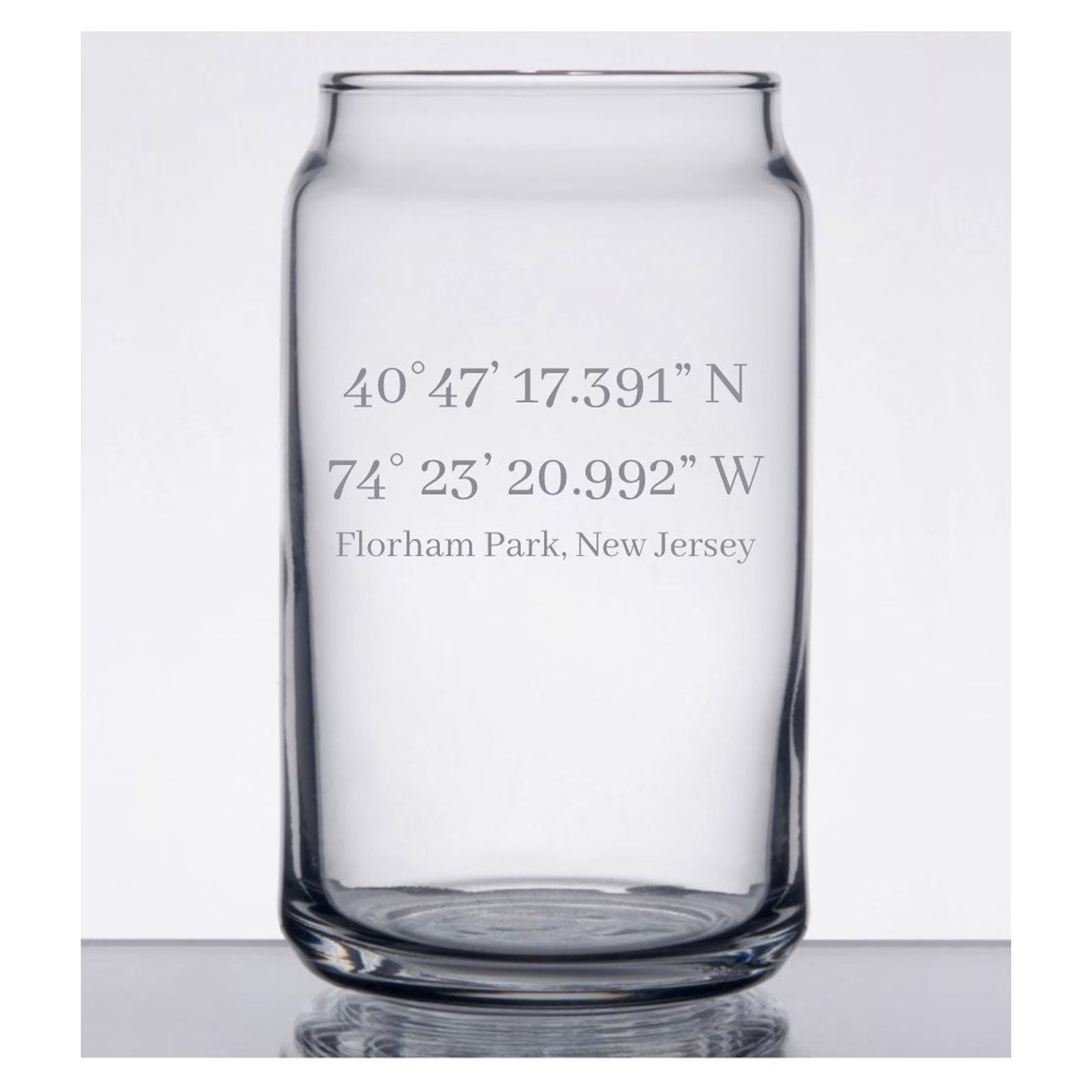 GPS Coordinates Beer Can Glass, Coordinates Beer Glass, Longitude and Latitude Beer Glass, New Ho... | Etsy (US)