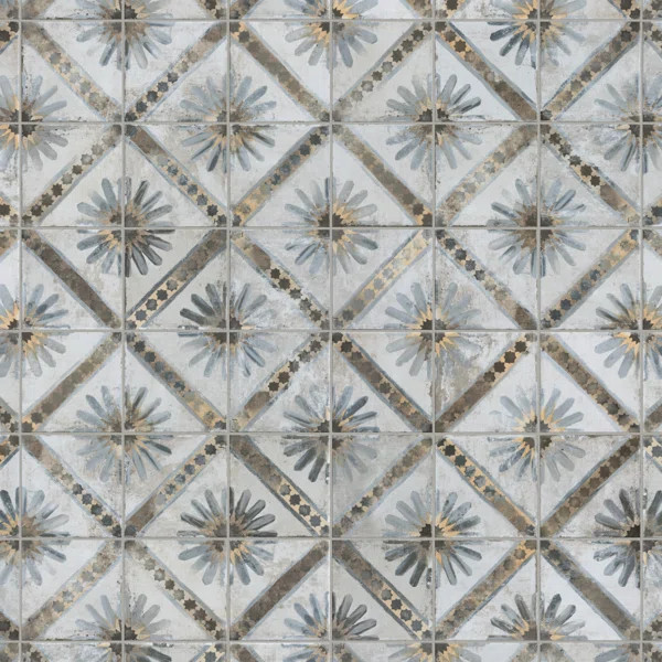 Harmonia 13" x 13" Ceramic Patterned Wall & Floor Tile | Wayfair North America