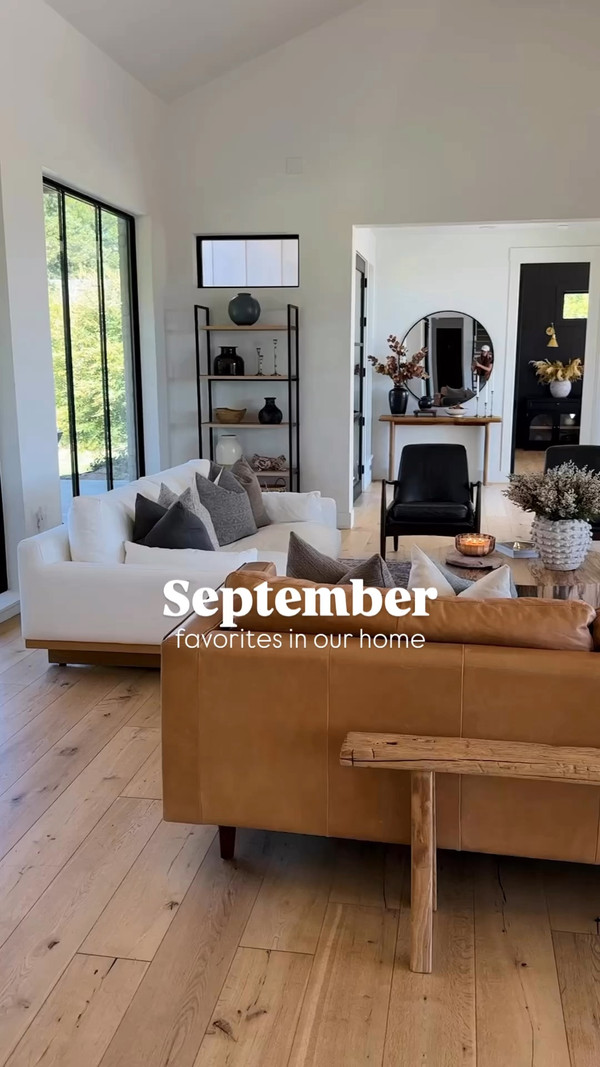 September home decor favorites are all about cozy textures and timeless pieces!