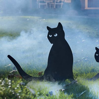 Sitting Black Cat Silhouette | Grandin Road