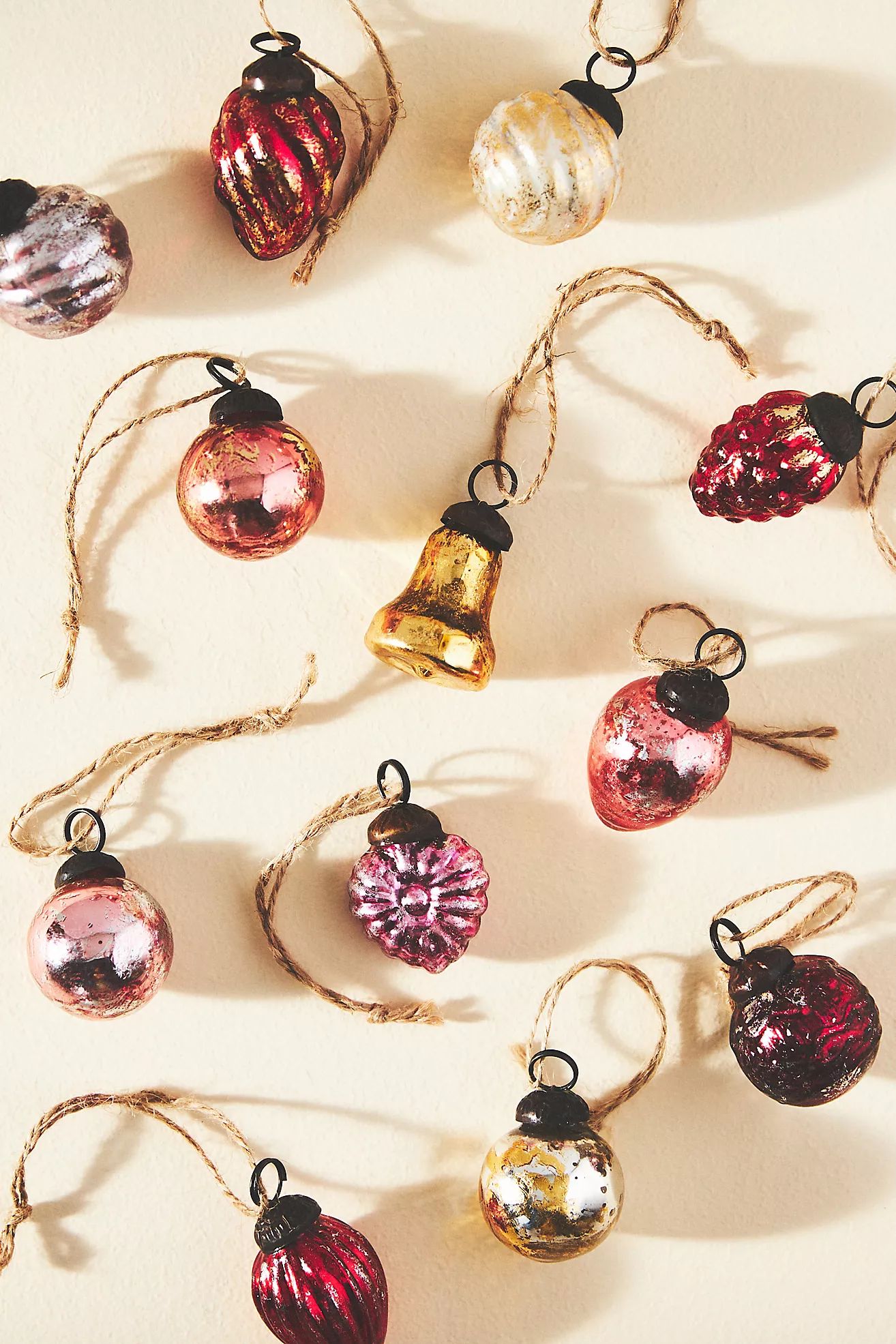 Mini Assorted Ornaments, Set of 12 | Anthropologie (US)