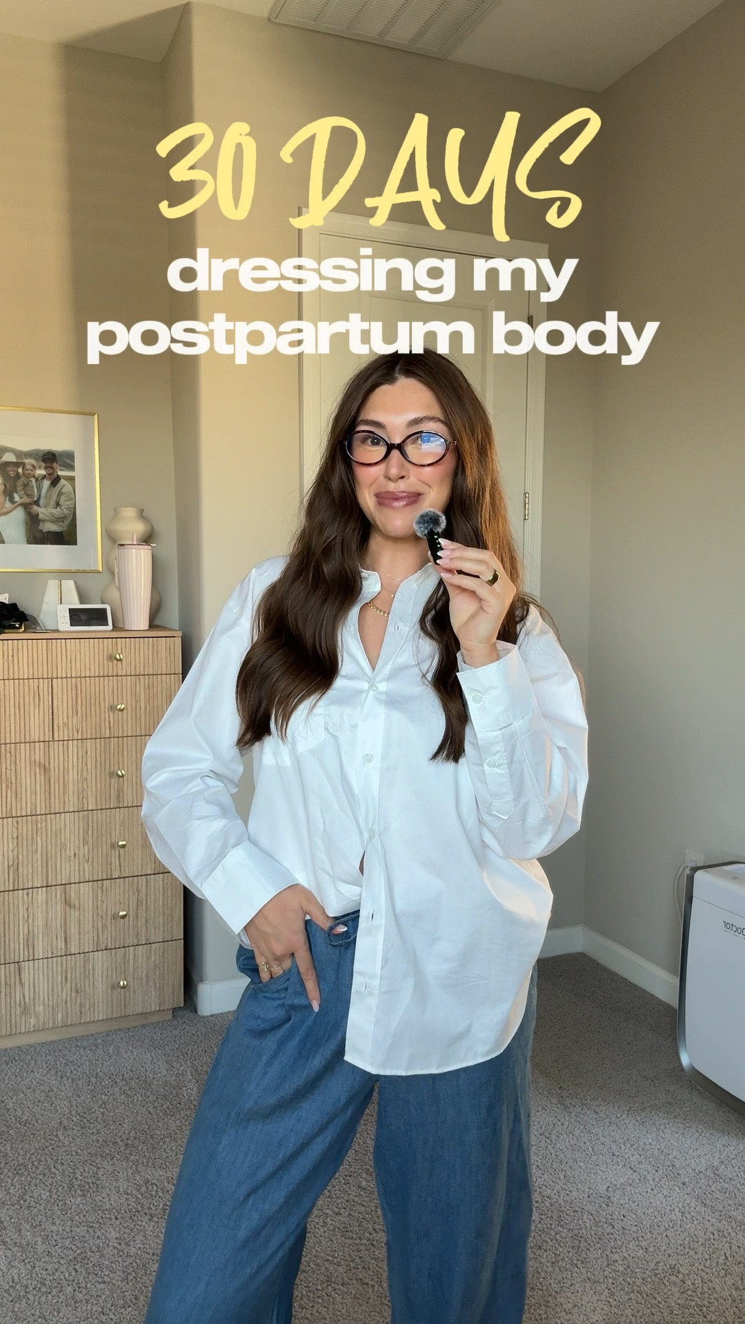30 days of dressing my postpartum body. Went up one size in top (fits TTS). True size in pants.

#LTKootd #LTKgrwm #LTKTall