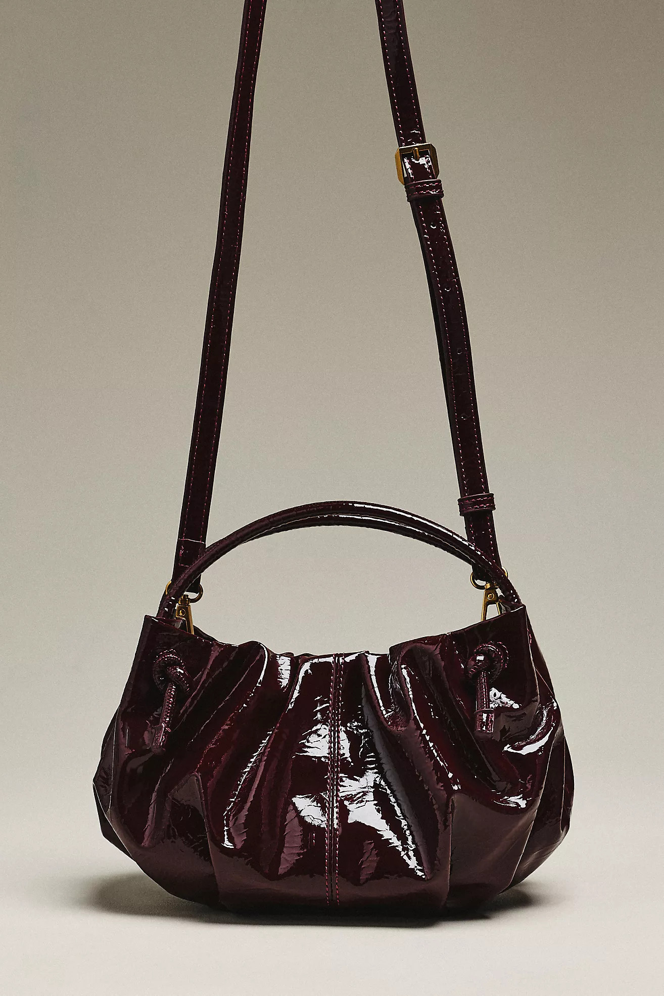 Dolce Vita Cocoa Leather Handbag | Anthropologie (US)