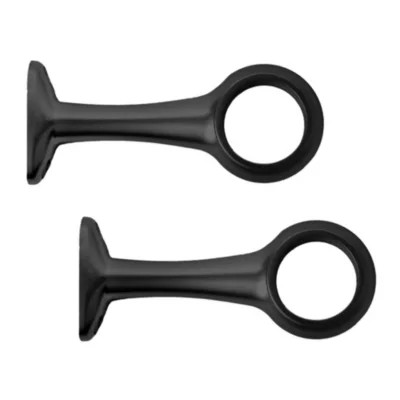 Cambria® Premier Complete Ceiling Mount Bracket in Satin Black (Set of 2) | Bed Bath & Beyond