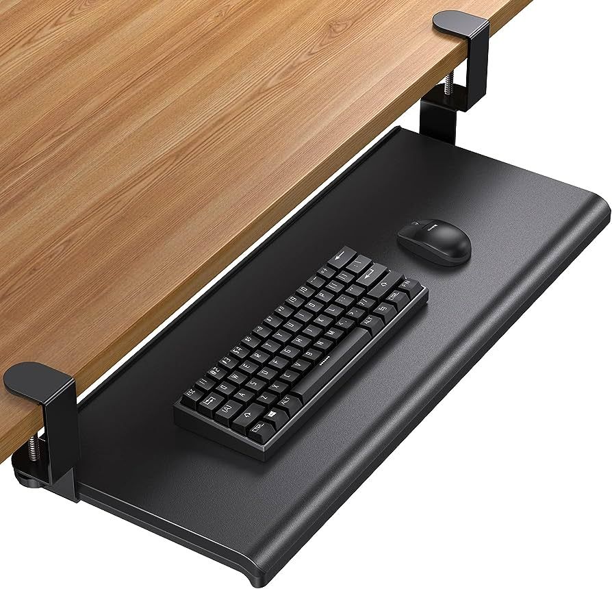HUANUO Keyboard Tray 27 inch Large Size, Keyboard Tray Under Desk with C Clamp, Computer Keyboard... | Amazon (CA)