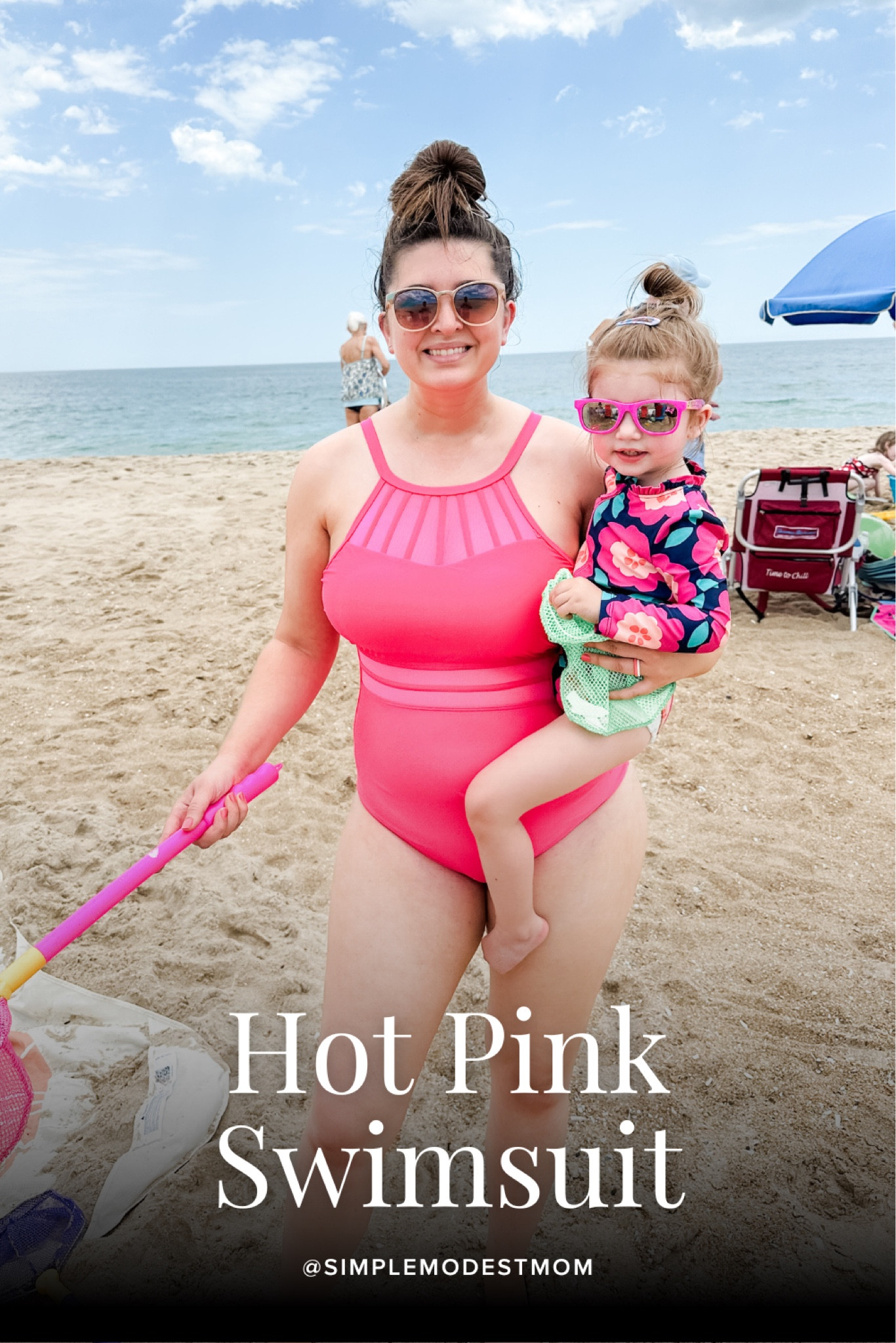 I bought this hot pink swimsuit off Amazon on a whim and it’s one of the BEST swimsuits you can find for only $30! I love the high neck line, the full booty coverage, and the tummy control. The fabric is thick and high-quality and it comes in lots of color and style options.

#LTKSeasonal #LTKFindsUnder50 #LTKSwim