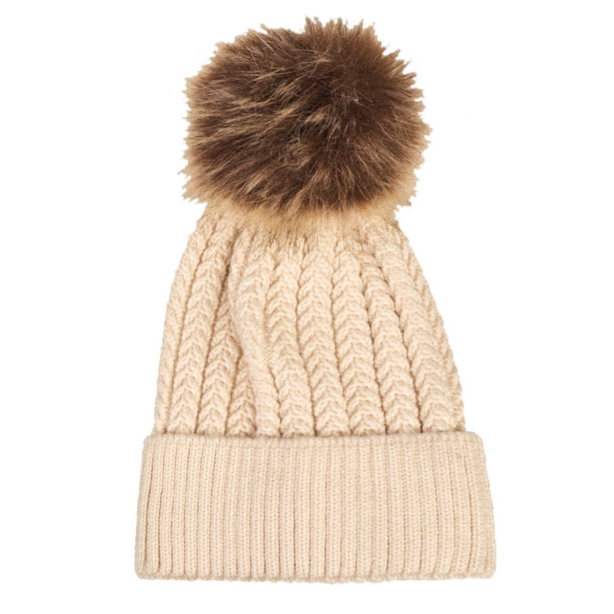 Charles Albert Girl's Soft Feel Yarn Pom Beanies - Kids Winter Hat | Target