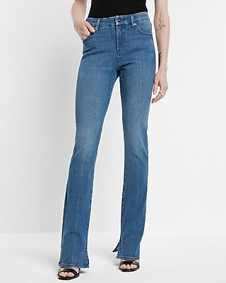 Mid Rise Medium Wash FlexX Skyscraper Jeans | Express