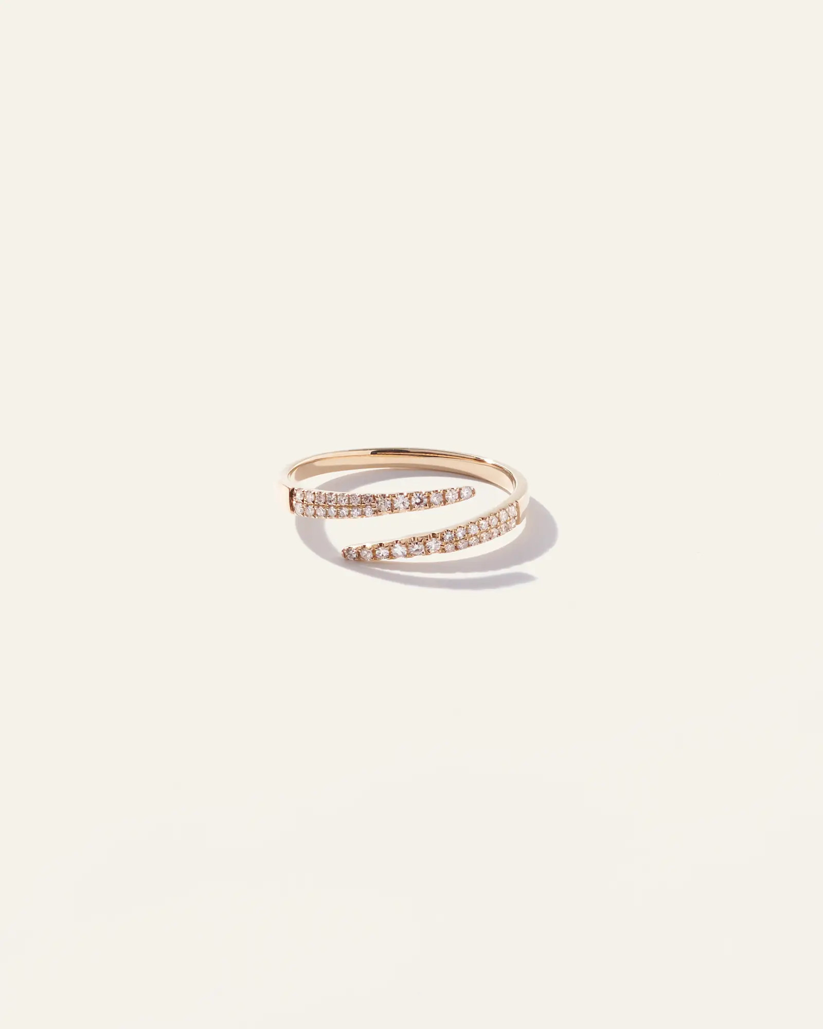 14K Gold Diamond Wrap Ring | Quince