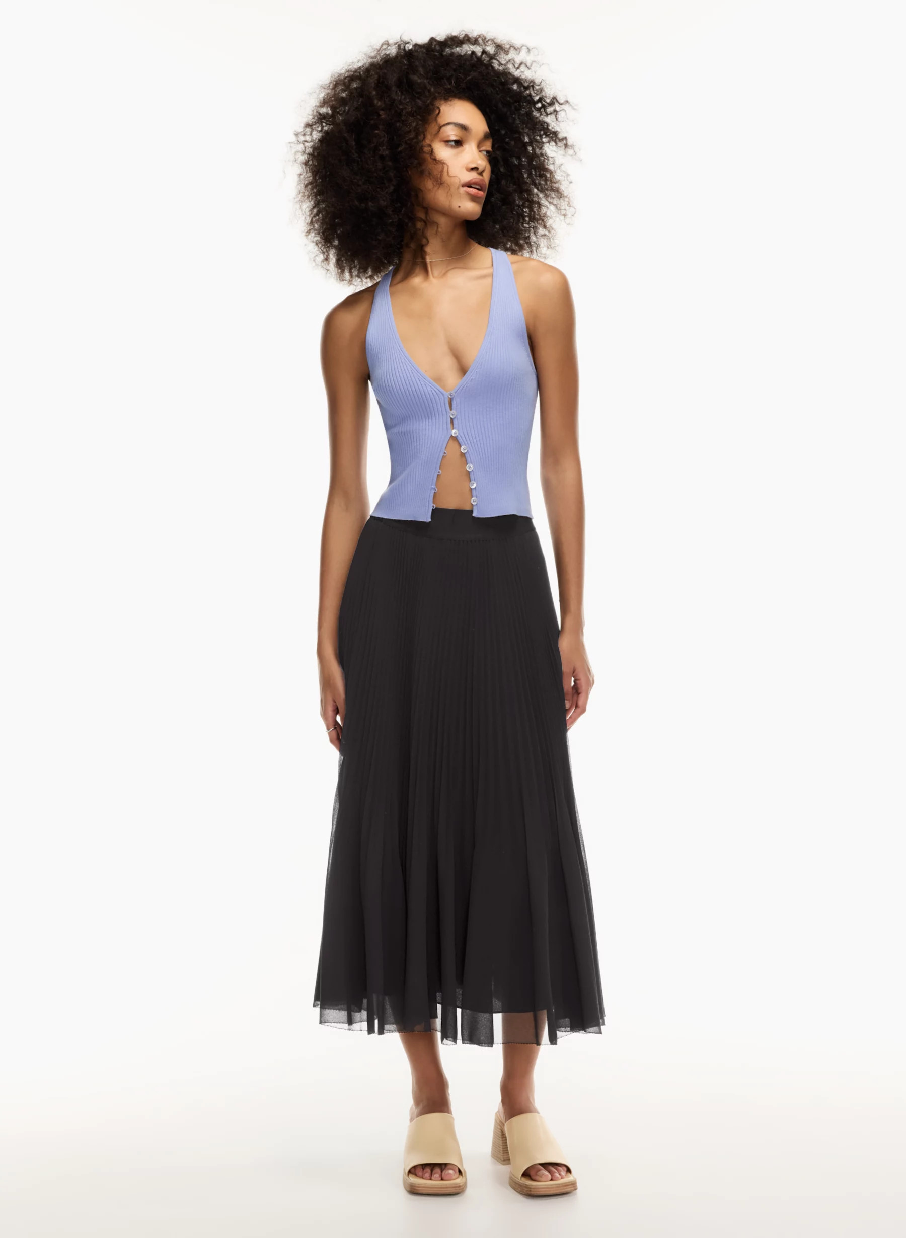 TWIRL MIDI SKIRT | Aritzia