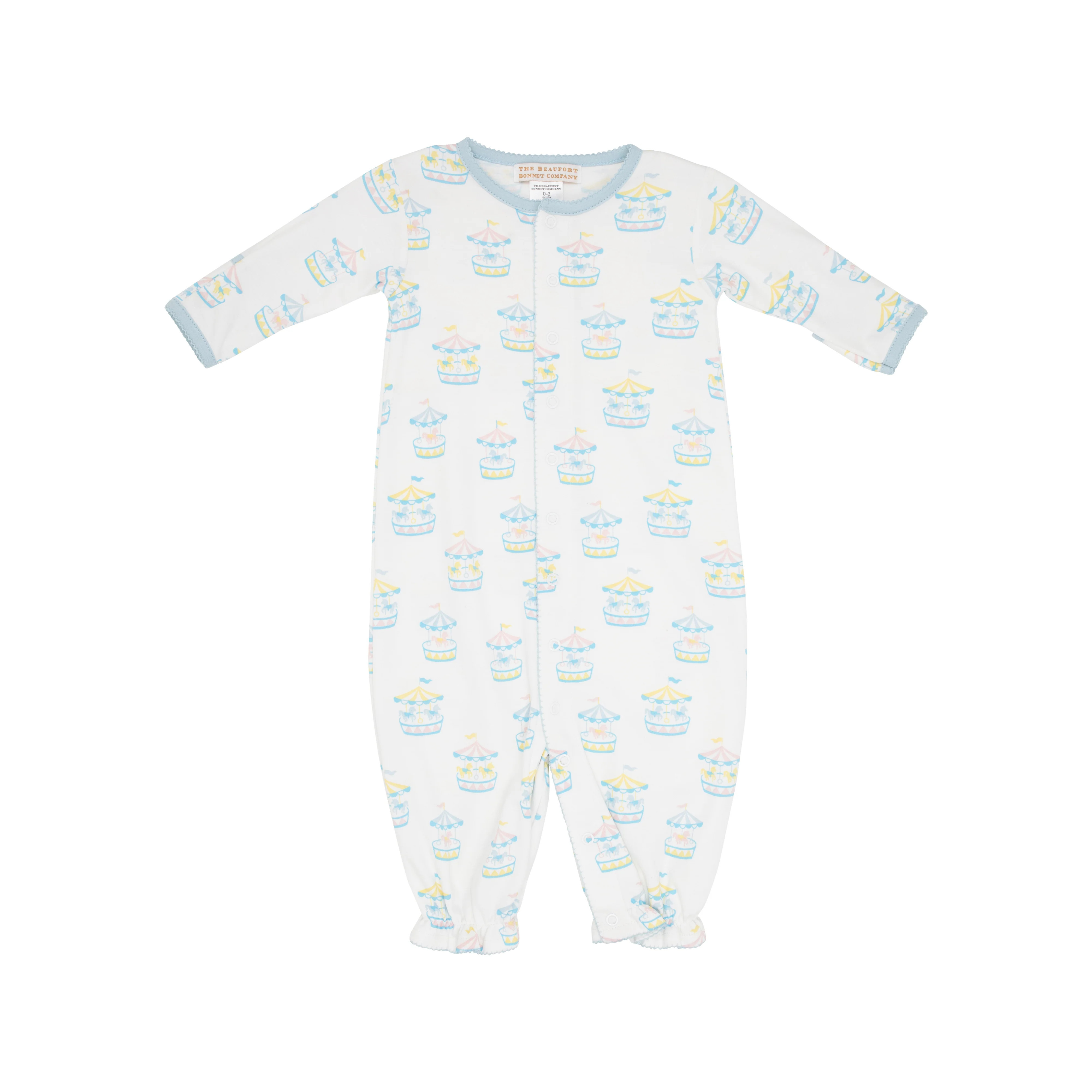 Twinkle Twinkle 2-in-1 - Candy Stripe Carousel with Buckhead Blue | The Beaufort Bonnet Company