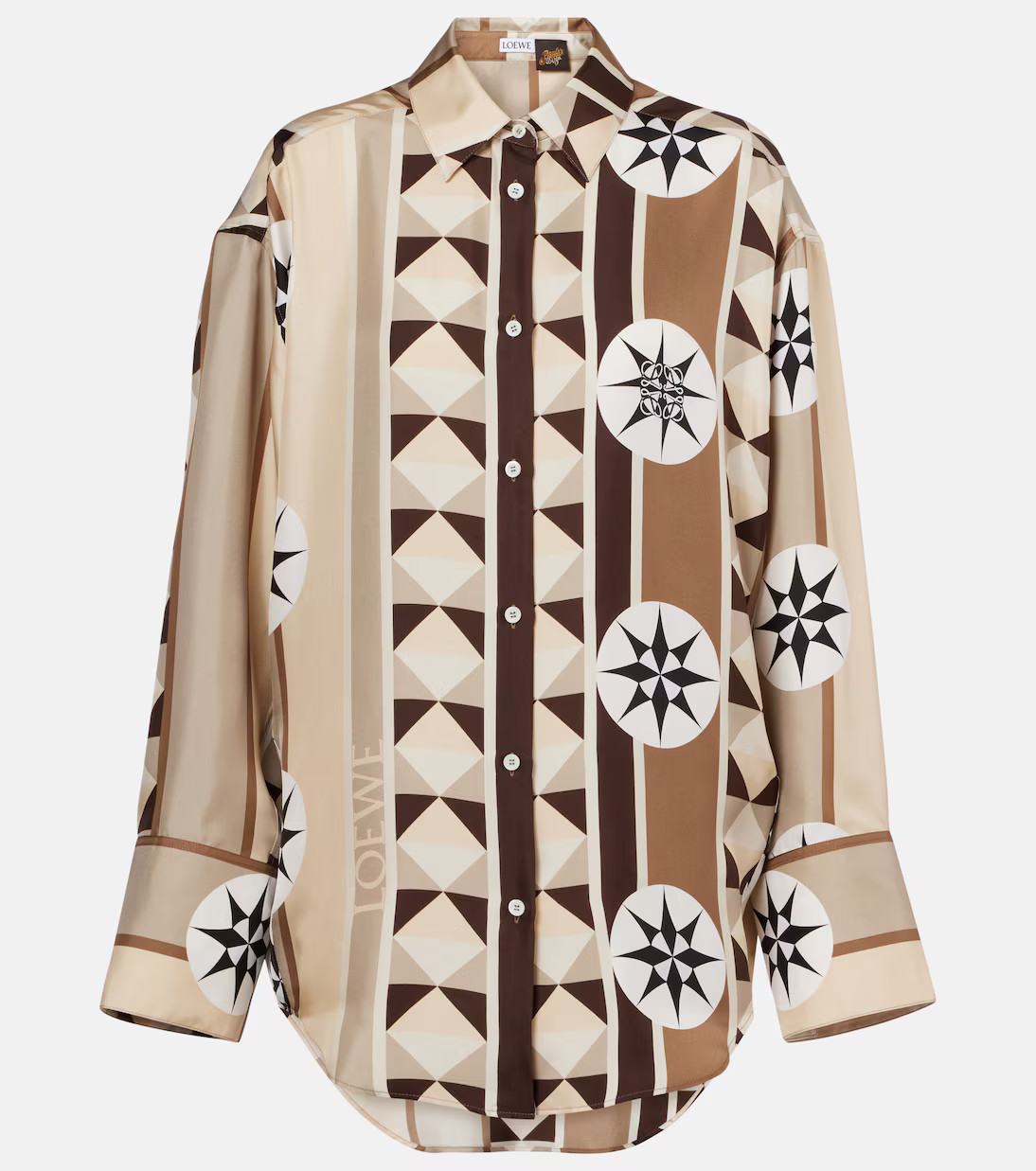 Paula's Ibiza printed silk shirt | Mytheresa (UK)