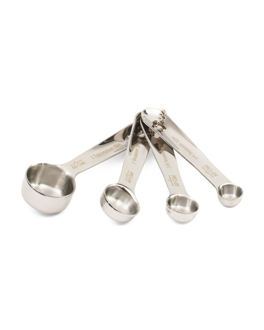 4pc Tri-ply Stainless Steel Measuring Spoons Slightly Blemished | Kitchen & Dining Room | Marshal... | Marshalls