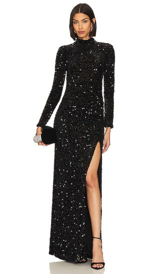 Kerry Gown in Black | Revolve Clothing (Global)