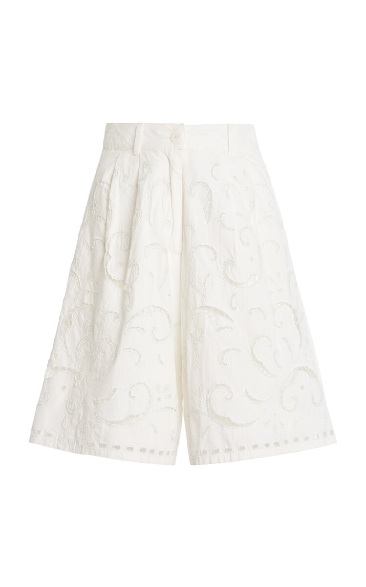 Marcie Cotton-Lace Shorts | Moda Operandi (Global)