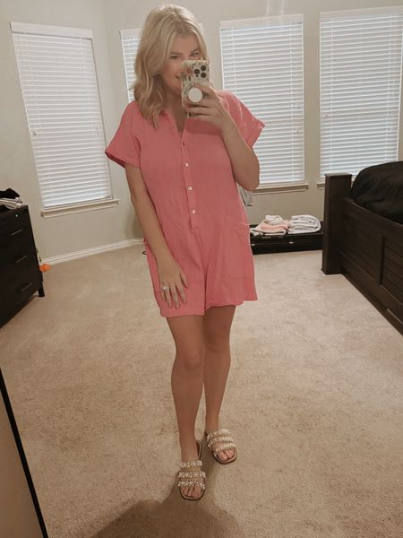 So in love with this romper!
Sizing:
Large romper

Use code morgangrace for 20% off!

#LTKSeasonal #LTKfindsunder50