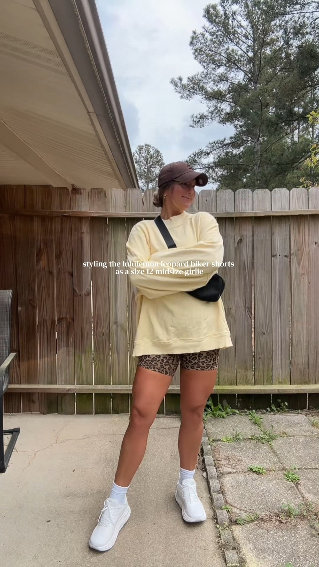 My fave way to style biker shorts is an oversized crewneck and chunky sneakers! Free People’s we the free Palm Springs pullover comes in tons of colors and is perfect for a lightweight pullover! 

#LTKMidsize #LTKActive #LTKootd