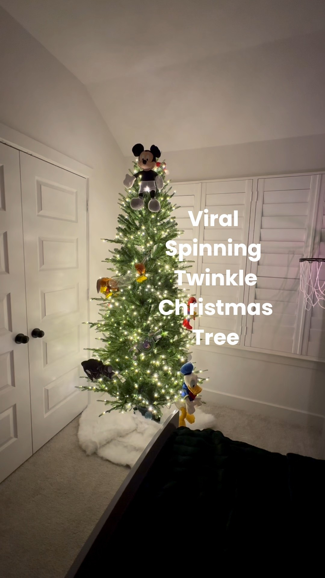 ✨ Christmas time is here, and Christmas is coming! 🎄💫

I surprised my son with a full bedroom transformation:

– Twinkling lights ✨
– Cozy Christmas bedding 🛏️
– Holiday decor inspiration everywhere 💚

The star? Our viral Christmas tree decorations — it spins on a rotating base I found on Amazon! 🌟

I decorated it with his favorite action figures & stuffed animals — Buzz Lightyear, Bluey, Spider-Man, Mickey — tiny memories wrapped in magic 🦸🏽‍♂️❤️
Added colorful lights on his bunk bed & peel-and-stick outlets so he can control it all from his bed.

Plus, many of these items are on Early Black Friday sale — perfect time to shop holiday magic early! 🎁

Perfect for holiday traditions & creating childhood Christmas magic. 💫



#LTKHoliday #LTKSeasonal #LTKHome