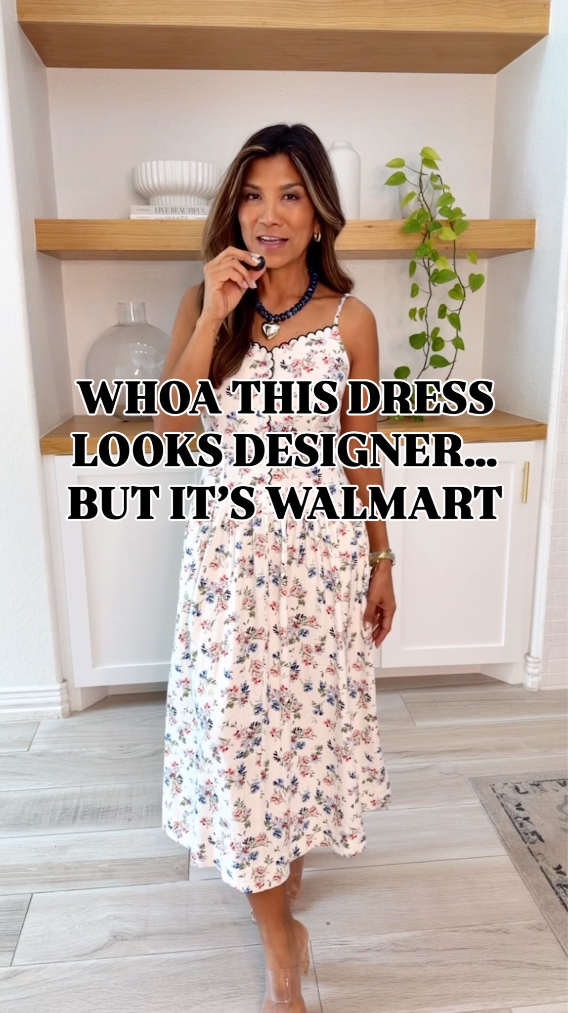 I’m 5’2” 118#ish for reference 
Dress in XS- size up if you are big-chested.
Sandals tts.
I would wear this to a Graduation Party, Mother’s Day, baby shower, summer sourees, vacation! over 50 style, midlife fashion, petite fashion,midlife fashion, affordable fashion, fashion over40 

#LTKMothersDay #LTKPetite #LTKOver40