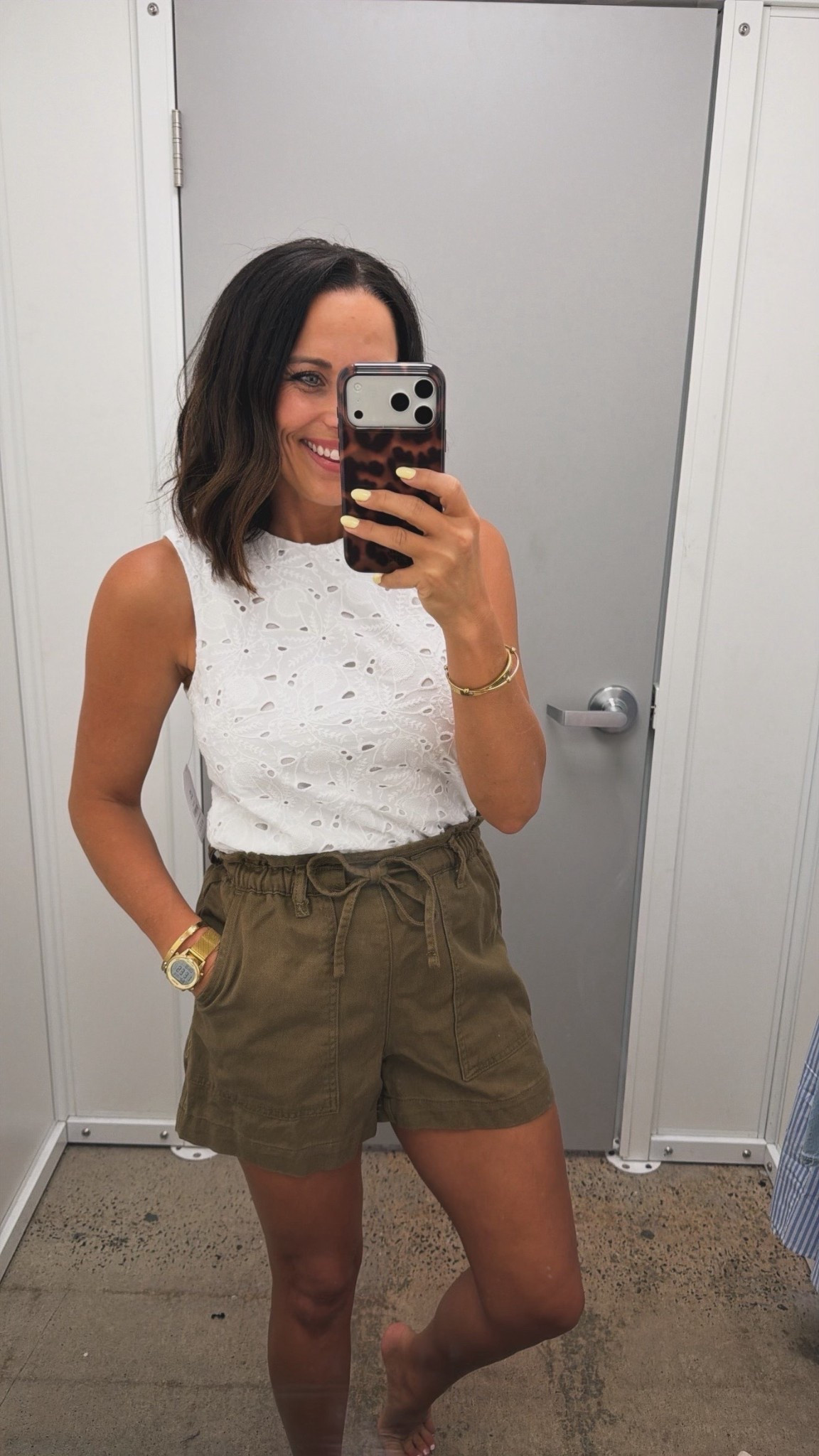 this eyelet top + comfy drawstring shorts combo is so flattering and easy for everyday. lightweight, breathable, and perfect for warm weather. wearing a small—everything linked in my LTK 🫶🏼

walmart outfit | affordable summer outfit | eyelet top outfit | casual everyday style | comfy shorts outfit | neutral outfits

#walmartfinds #walmartfashion #ltkstyle #ltkfinds #affordablefashion #summeroutfits #casualstyle #everydayoutfits #outfitinspo #budgetfriendly