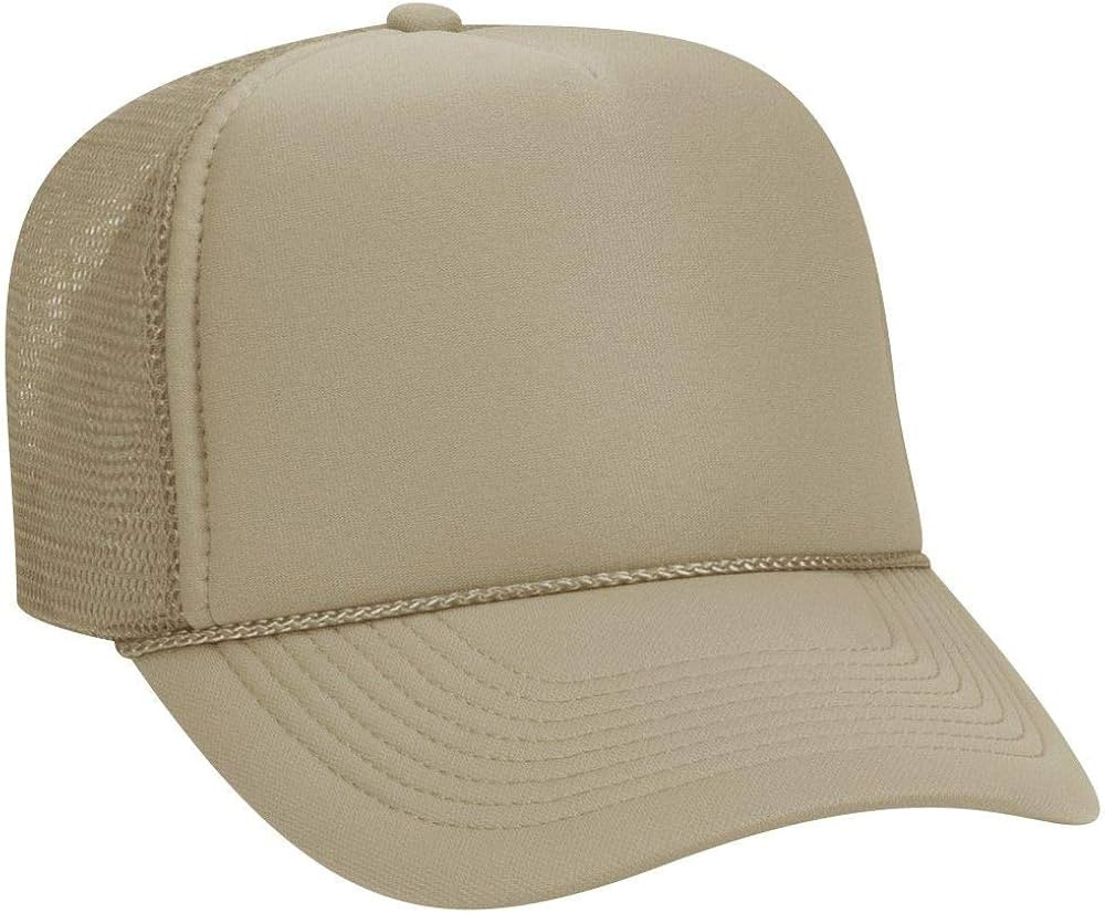 OTTO Polyester Foam Front 5 Panel Pro Style Mesh Back Trucker Hat | Amazon (US)