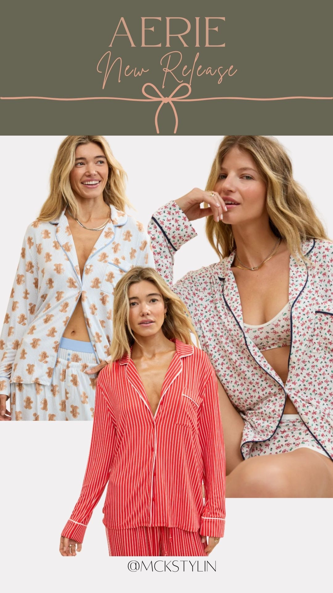 How CUTE are these adorable holiday jammie prints!? I can’t decide if I love the gingerbread or the tiny holiday bow print better 🤩 🎀 

#LTKFindsUnder50 #LTKSeasonal #LTKStyleTip