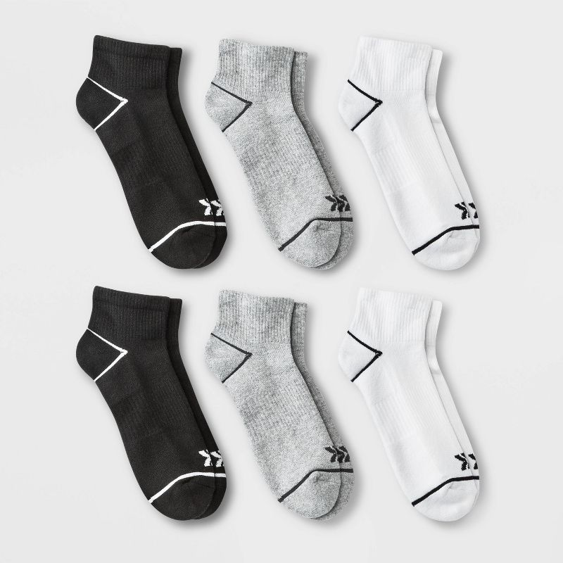 Men's Active Ankle Socks 6pk - All in Motion™ | Target