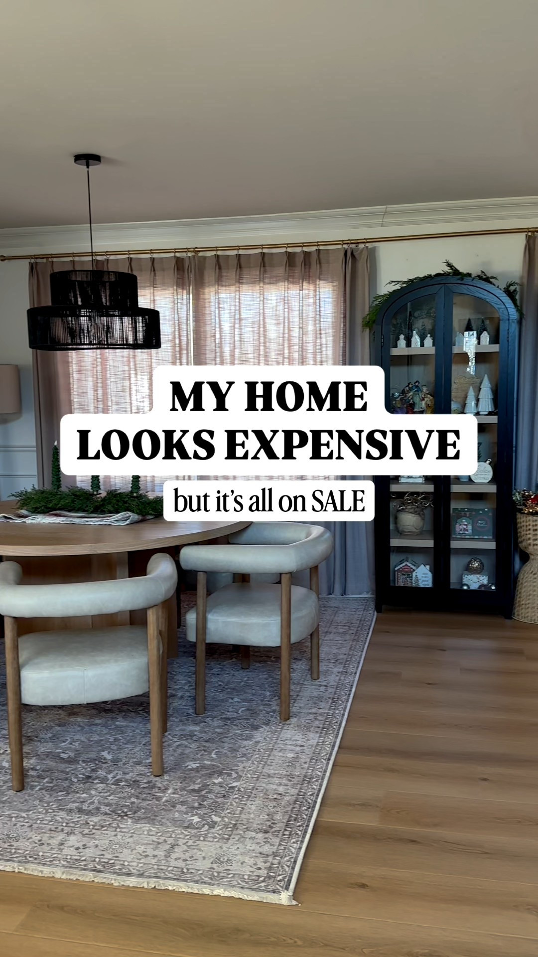 Here are some of the pieces people always ask about. They look really expensive, but they’re surprisingly not and right now they are all on sale!  This arch cabinet has been a best seller of mine and the swivel chair is the absolute cutest !