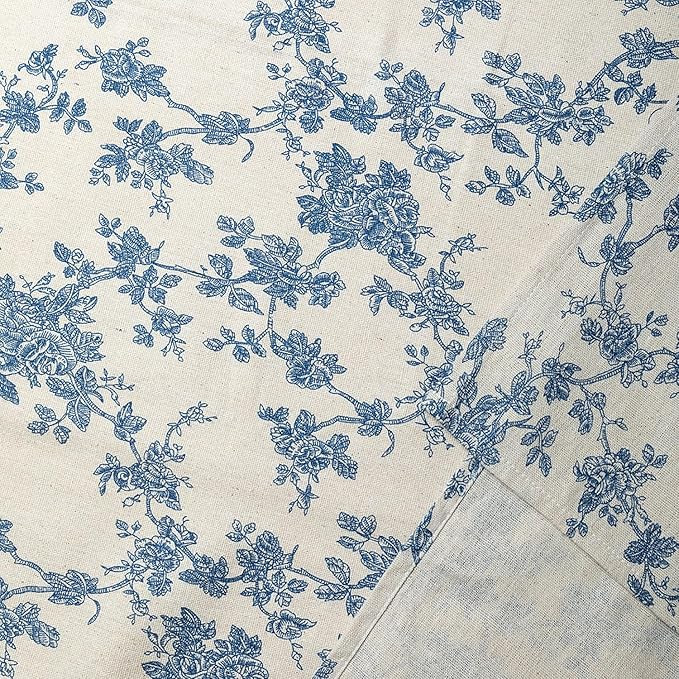 YiHomer Pastoral Rectangle Tablecloth - 60 x 84 Inch Table Cloth - Washable Table Cover with Dust... | Amazon (US)