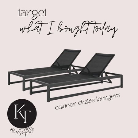 Set of 2 outdoor chaise loungers from Target! The best price I found for this style.

#LTKSeasonal #LTKhome #LTKsalealert