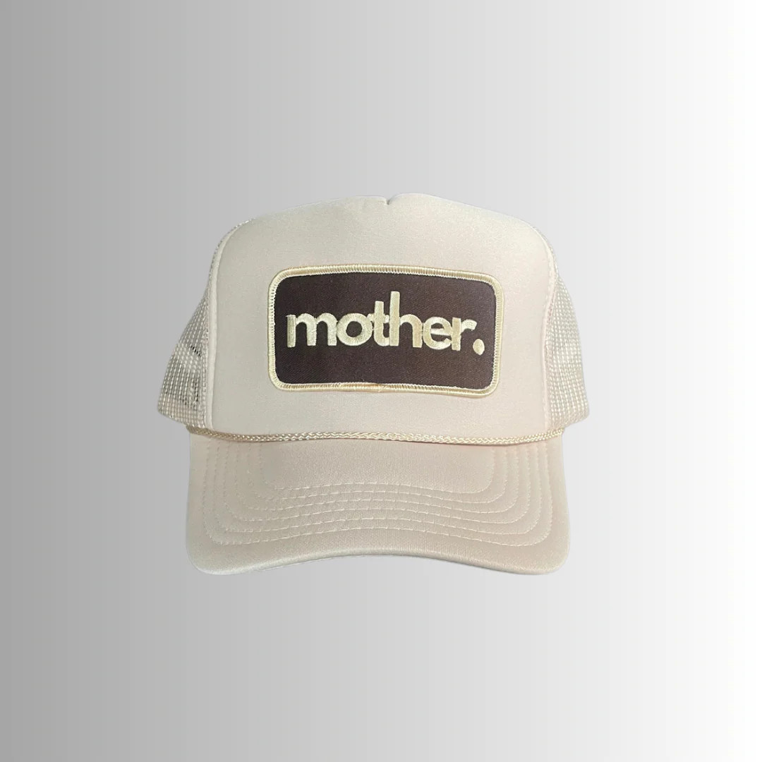 Mother Patch Trucker Hat - Sand | Mother Hats