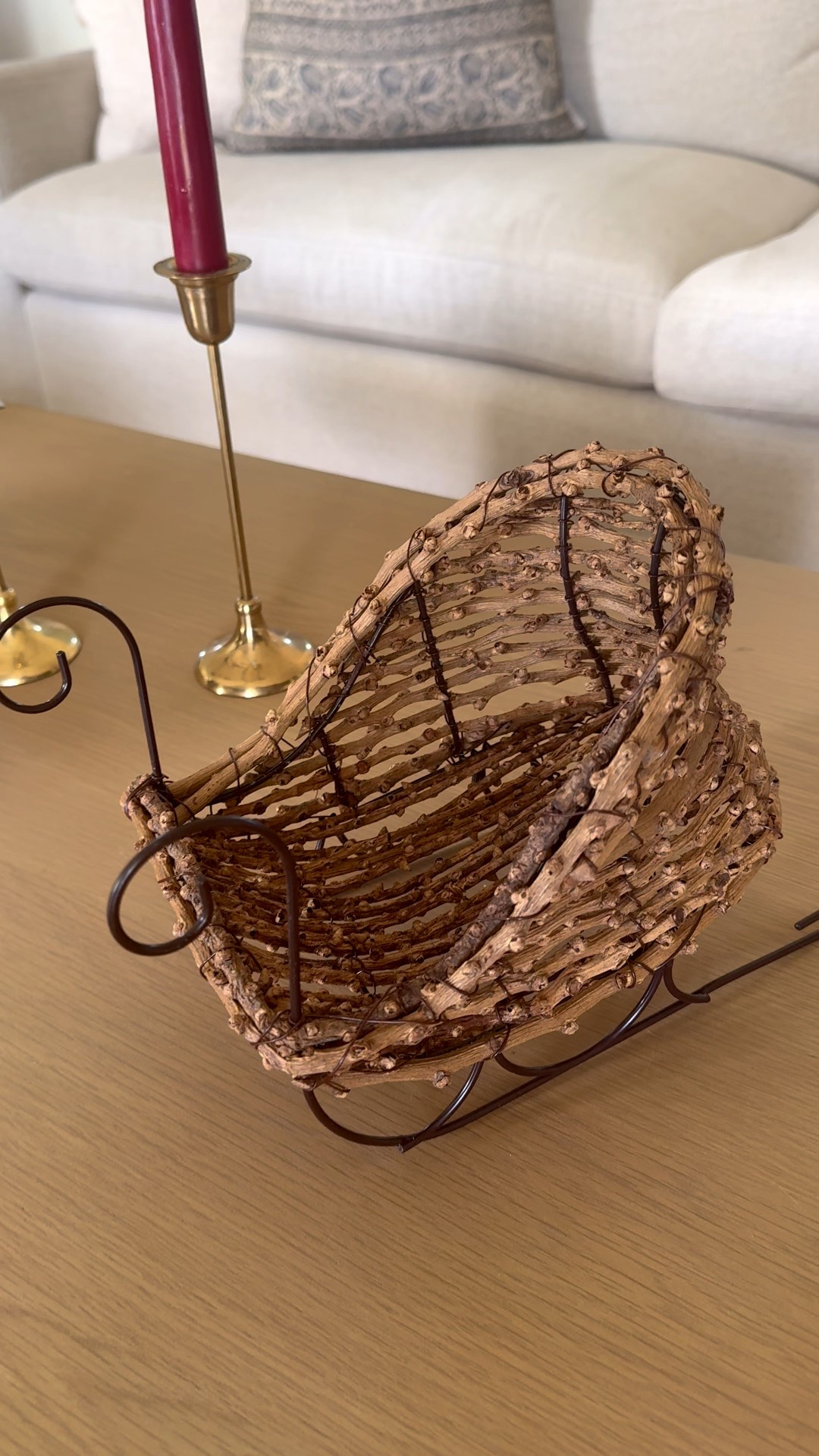 This rattan sleigh is the perfect way to display Christmas cards on your coffee table this year! I’m waiting for another item to come for my table and then I’ll share with y’all my Christmas coffee table. 

#LTKSaleAlert #LTKHoliday #LTKHome